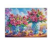 Ángel de la Iglesia Puzzle 300 Piezas Papel Adultos Castillo al Atardecer bajo el Cielo Estrellado Desconectar Estrés Alivio Ansiedad Garantía Reposición Piezas 300 PCS