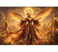 Ángel de la Virtud Puzzle De Madera 1000 Piezas Adultos Y Niños,Regalo Ideal,Reto,Anti-estrés,Deco Pared,Madera,14 Años+,Rompecabezas,Relax,Desafío,Educativo (75x50cm)