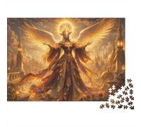Ángel de la Virtud Puzzle De Madera 500 Piezas Adultos Y Niños,Anti-estrés,Madera,Rompecabezas,Deco Pared,Regalo Ideal,14 Años+,Relax,Desafío,Reto,Educativo (52x38cm)