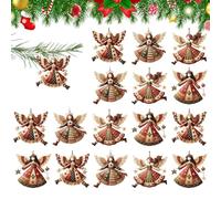 Ángel de Navidad, colgantes pequeños festivos, colgante de árbol para decoraciones navideñas, función de fácil visualización, herramienta de decoración navideña, accesorio de adorno para puerta, pared