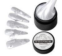 Ángel De Uñas 3d - Escultura De Ángel De Uñas, Gel De Escultura Blanco Para Uñas, Productos De Decoración De Manicura Lisa Y No Adhesivos | Para El Encanto 'extensión De Modellaz