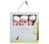 Angel Dear A Pair and A Spare - Tres de un tipo mantas caja de regalo (tamaño único, jirafa rosa)