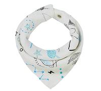 Angel Dear - Bandana de bambú y algodón con doble botón ESPACIO 25x25x0.5 Spazio