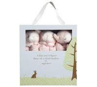 ANGEL DEAR - Cordero Rosa, par y un Juego de Manta de Repuesto