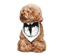 Ángel del Infierno Negro Bufanda De Mascota Lavable Bandana para Perro Moda Pañuelo para Perro para Uso Diario Perros Grandes Perros Pequeños Y Medianos