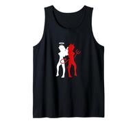 Ángel Demonio Mujer Espiritualmente Persona Camiseta sin Mangas