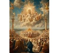 áNgel Diamond Painting, 5D Diamond Painting Adultos Paisaje, DIY Manualidades Adultos Kit Punto de Cruz, Cuadro Diamantes Cristal Bordado, Pintura de Diamante para Decoración Hogar 40X50cm 1-3807