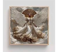 Ángel Diamond Painting Adultos, Mujer Cuadros de Diamantes, 5D Puzzle Diamantes Cuadros en Punto de Cruz Diamond Art Painting Kit, Hobby Ccreativi Adulti, Decoración Pared Hogar 100x100cm cd0-g35