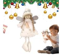 Angel Doll Ornaments - Angel Plush Decoration, Christmas Angel Ornaments | Angel Doll Pendants Christmas Angel Wings Ornament, Angel Doll Ornaments for New Year Birthday Decor