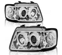 Angel Eyes Faros Combinados Para Audi A3 (8L) 96-00 Cromo