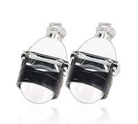 Angel Eyes, LED Angel Eye Mini 2,5 Pulgadas WST HID H1 BI Xenon Lente de proyector Faro del automóvil H4 H7 Base Adaptador Anillo Coche Estilizador de Estilo DIY(1PCS)