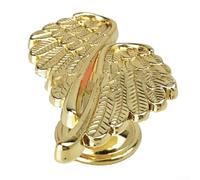 Angel Furniture - Tiradores dorados de aleación de zinc para cocina, modernos, minimalistas, para cajones de baño, dentro del ala, disponibles en gabinete SIL (dorado)