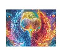 Ángel Galaxy Puzzles 500 Piezas Maquetas Educativas Detalladas Tiempo Feliz Rompecabezas para Familia Construir DIY Aliviar Estrés Decoración Hogar 500 PCS