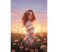 Angel Girl 4000 Piece Jigsaw Puzzles for Adults, Colourful, Challenging & Brainteasing Adult Puzzles 4000 Pieces Grasslands, Fun jigsaws for The Whole Family 56x34 Inch