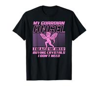 Ángel guardián divertido - amante de cristal Camiseta