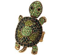 Ángel joyería Mujer Crystal Tortuga elástico Anillos Shaky Patas de Madera de Cabeza