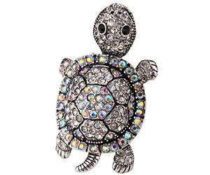 Ángel joyería mujer Crystal tortuga elástico Anillos Shaky patas de madera de cabeza