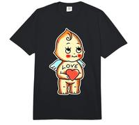 Angel Kewpie Baby Cupid Querubín Amor Tradicional Tatuaje Flash Comfort Colors Adult Heavyweight T-Shirt