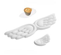 Angel Keyboard Wrist Rest Set, Ergonomic Keyboard Wrist Rest and Mouse Pad with Wrist Support for Office Gaming,Waterproof & Non-Slip, Pain Relief Comfort Typing (White,Size A)