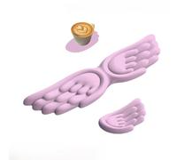 Angel Keyboard Wrist Rest Set, Ergonomic Keyboard Wrist Rest and Mouse Pad with Wrist Support for Office Gaming,Waterproof & Non-Slip, Pain Relief Comfort Typing (Pink,Size A)