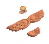 Angel Keyboard Wrist Rest Set, Ergonomic Keyboard Wrist Rest and Mouse Pad with Wrist Support for Office Gaming,Waterproof & Non-Slip, Pain Relief Comfort Typing (Orange,Size A)
