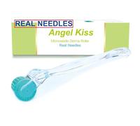 Angel Kiss Derma Roller 0,25mm Aguja genuina - 192 Microneedling de Acero Inoxidable Microneedle Roller para el Cuidado de la Piel Facial