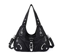 Angel KissAK11282 - Fashion versátil simple estilo europeo y americano Para mujer, negro (Negro), 15.4 * 4.7 * 12.2