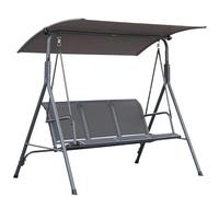 Angel Living - Balancín con 3 Asientos, Columpio de Jardín con la Silla de Tesling, 170x110x152cm (Teslin)