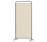 Angel Living Biombo con un Panel, Decoración Elegante, Separador de Ambientes, Divisor de Habitaciones, 80 x 180cm (Beige)