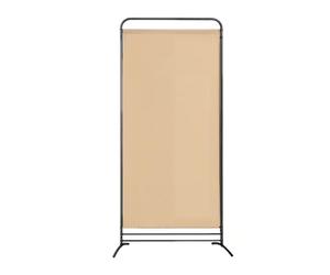 Angel Living Biombo con un Panel, Decoración Elegante, Separador de Ambientes, Divisor de Habitaciones, 80 x 180cm (Beige)