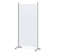 Angel Living Biombo Separador de 1 Panel, Decoración Elegante, Separador de Ambientes Plegable, Divisor de Habitaciones, 80X180 cm (Blanco)