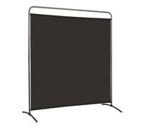 Angel Living Biombo Separador de Habitación con 1 Panel, Divisor de Habitaciones Moderno, para Habitación, Salón, Oficina, Jardín, Balcón, Terraza, etc, 162.5 x 177 cm (Negro)