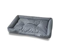 Angel Living Cama para Mascotas, Cama Ortopédica Grande para Perros, Cama Grande Lavable para Gatos con Funda Impermeable, Gris, 90 x 60 x 12 cm