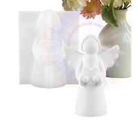 Angel Mold, 9.8x8cm 85g Silicone Casting Supplies, Home Decor Cement Moulds for Cement, Party Planners, Art Teachers, Holiday Enthusiasts, Home Crafting, Workshops, Jewelry Makers