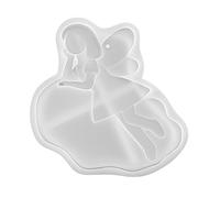 Angel Mold - Silicone DIY Casting Supplies | Holiday Pendant Plaster Mould for Creative Arts, Party Planners, Art Teachers, Hobbyists, Home Crafting, Themed Events, Workshops, Holiday Projects