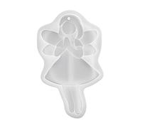 Angel Mold - Silicone DIY Casting Supplies | Holiday Pendant Plaster Mould for Creative Arts, Party Planners, Art Teachers, Hobbyists, Home Crafting, Themed Events, Workshops, Holiday Projects