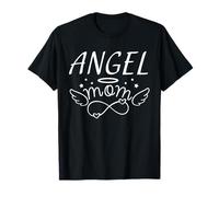 Angel Mom Forever Loved Never Forgotten Infinity Heart Camiseta