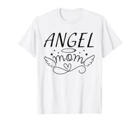 Angel Mom Forever Loved Never Forgotten Memorial Camiseta