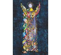Angel Notebook: Beautiful Angel artwork on the cover of this notebook | 120 wide ruled colored lined pages | for adults, teens, home, work and school