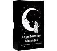 Angel Number Messages Oracle Cards 13x7x4cm Deck Affirmation Oracle Deck Gold Gilded Edging Cover Box with Instructions Angel Number Message Oracle