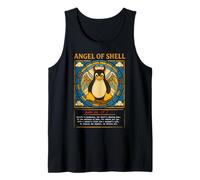 Angel of Shell Linux Funny Sysadmin Tux Penguin Camiseta sin Mangas