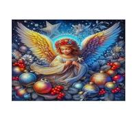 Ángel ornamento estrella 1000pcs Mini rompecabezas para adultos Difícil | 38 x 26 cm Papel Decoración Sala Acabado Preciso Regalo Amigo Relajación Espíritu