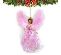 Angel Ornaments for Christmas Tree,Angel Doll Ornaments | Cute Pendant Holiday Decor for Front Door Ceiling Child Wedding Favors Garden Backyard
