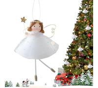 Angel Ornaments, Winter Hangable Angel Decorations, Cute Christmas Pendant, Festive Holiday Figurines, Seasonal Home Accents for Adding Charm to Wall Window Mantel House Party Birthday Décor