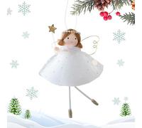 Angel Ornaments Winter Hanging Decor, Cute Christmas Pendant Decorations for Wall, Window, Mantel, Home Interior, Birthday Setup, Holiday Party, Seasonal Display, Festive Atmosphere, 11x14cm