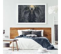 Ángel Oscuro de la Muerte Puzzle De Madera 500 Piezas Adultos Y Niños,Deco Pared,Regalo Ideal,Rompecabezas La Parca,Madera,14 Años+,Anti-estrés,Relax,Desafío,Reto,Educativo (52x38cm)