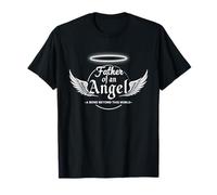 Ángel Papá Cielo Día del Padre Amor Ángel Bebé Pérdida Memoria Camiseta