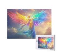 áNgel Puzzle 1500 Piezas Adultos, 87x57cm Gran Formato Puzzle Color Patrón Diseño, Jigsaw Adultos DIY Artesanía con Embalaje de Caja de Regalo, Home Room Wall Decor, Regalo Mujer Hombre, Model958