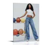 Angel Reese - Pinturas decorativas impermeables y resistentes a las manchas, pósteres de alta definición, adecuados para múltiples escenarios en salas de estar, dormitorios y oficinas, estilo marco