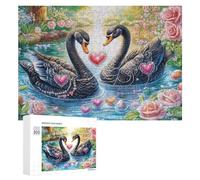 Ángel Rubio con fénix en Flor Puzzle 300 Piezas para Mayores Actividad En Casa Mantenimiento Cognitivo Regalo para Personas Mayores 300 PCS